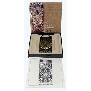 2009 Texas State Capitol Door Knob Christmas Ornament with Box